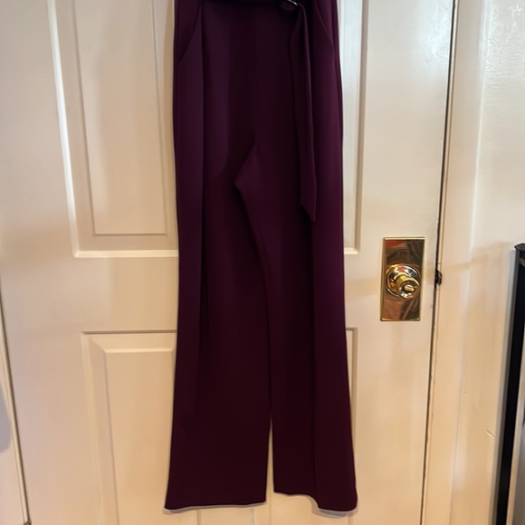 ASL Tahari burgundy jumpsuit. Size 14. NWOT - Picture 2 of 8